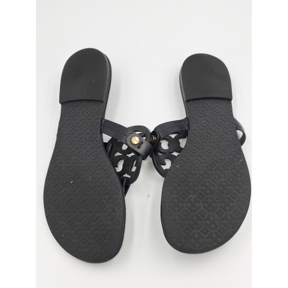 NWOB! Tory Burch Miller Pave Jeweled Sandal In BLACK Size 6 - Picture 3 of 3